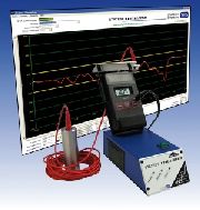 Analyze electrostatic processes! The Static Visualizer is a 12-bit A/D converter with special software for the simple analysis of electrostatic processes.  All field strength meters and charged plate monitors with an analog output can be connected to it.